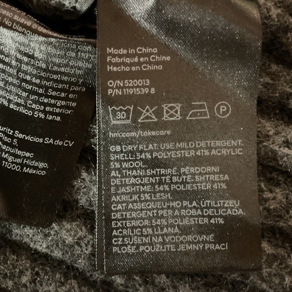 H&M Gray Ribbed Mini Dress - Picture 9 of 10